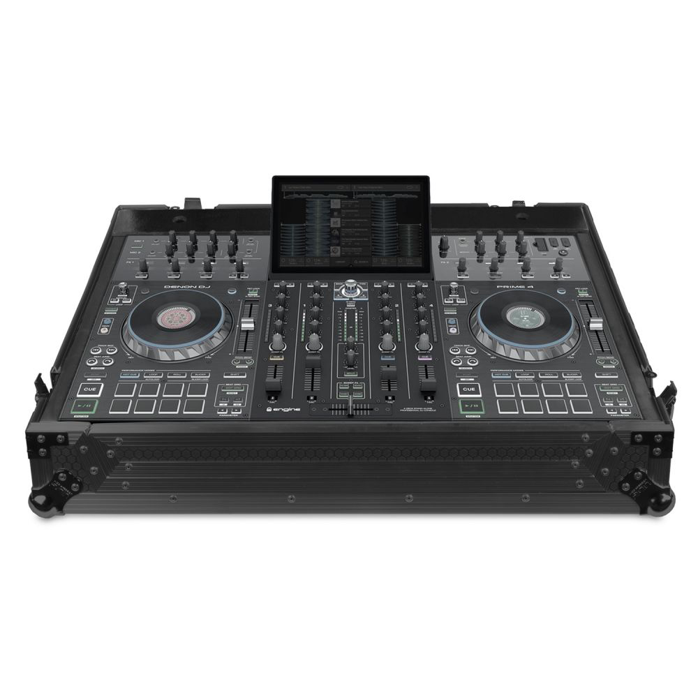 U91069BL FLT CASE DENON PRIME 4 BLACK PLUS(W)