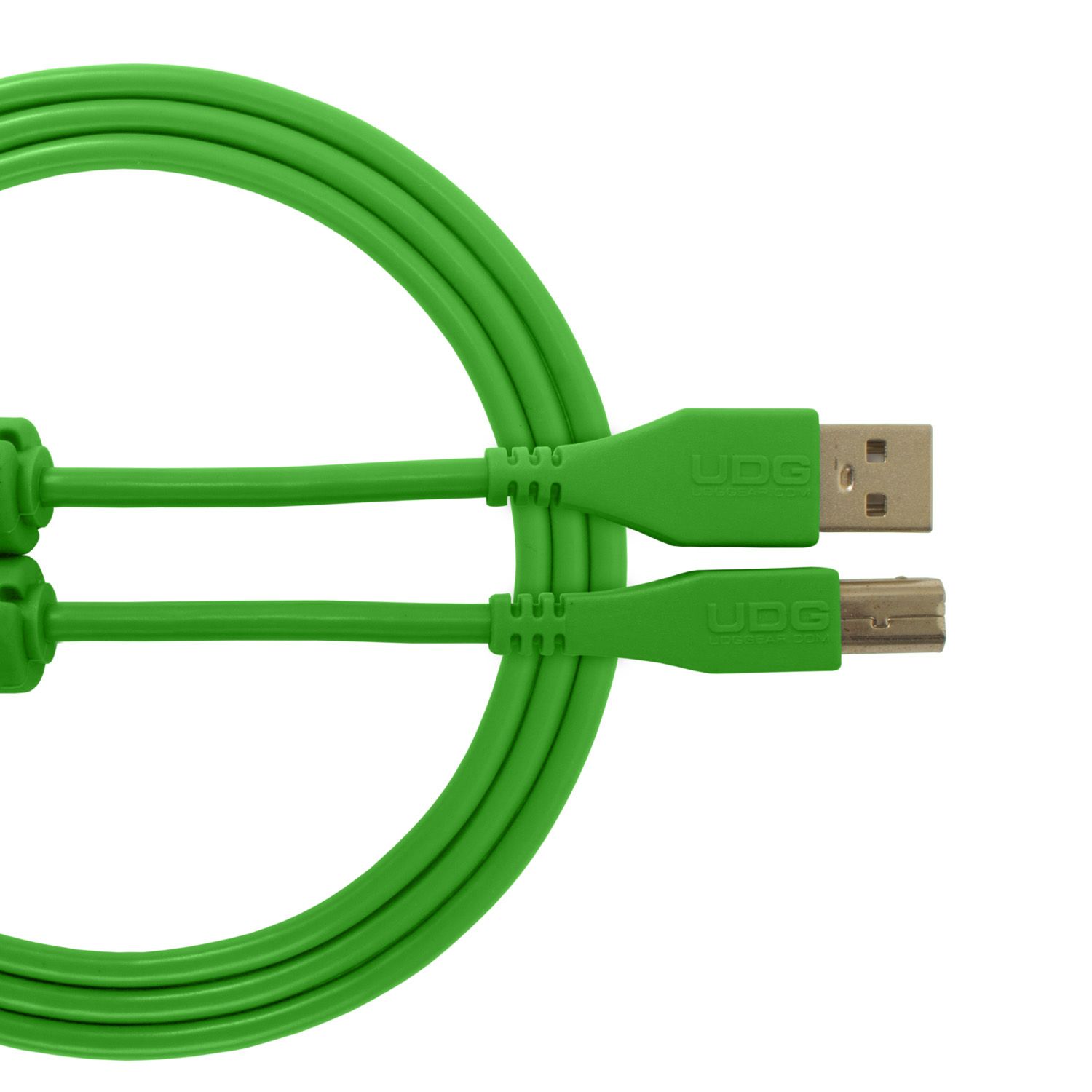 U95001GR UDG AUDIO CABLE USB 2.0 A-B GREEN STRA 1M