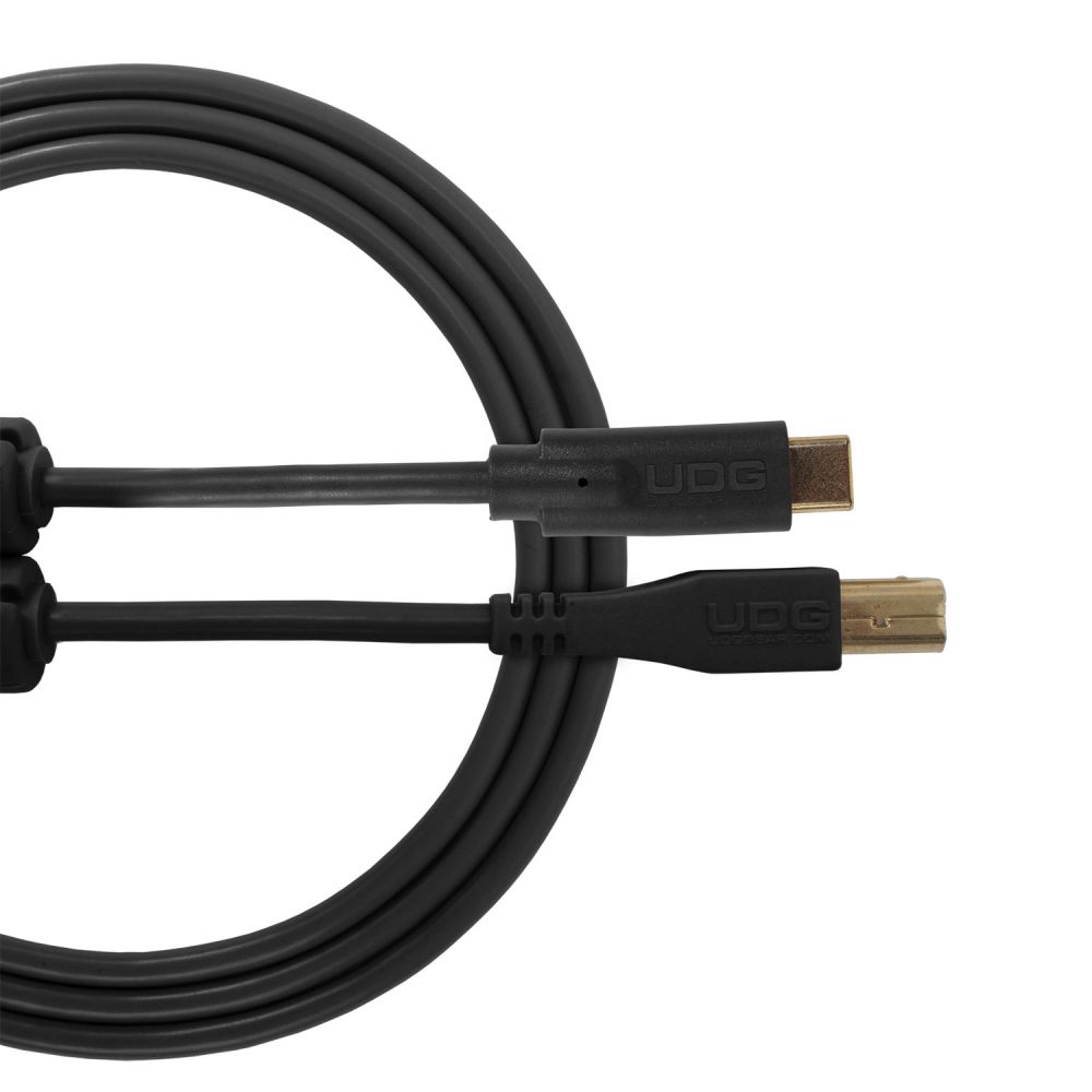 U96001BL UDG AUDIO CABLE USB 2.0 C-B BLK STRA 1.5M