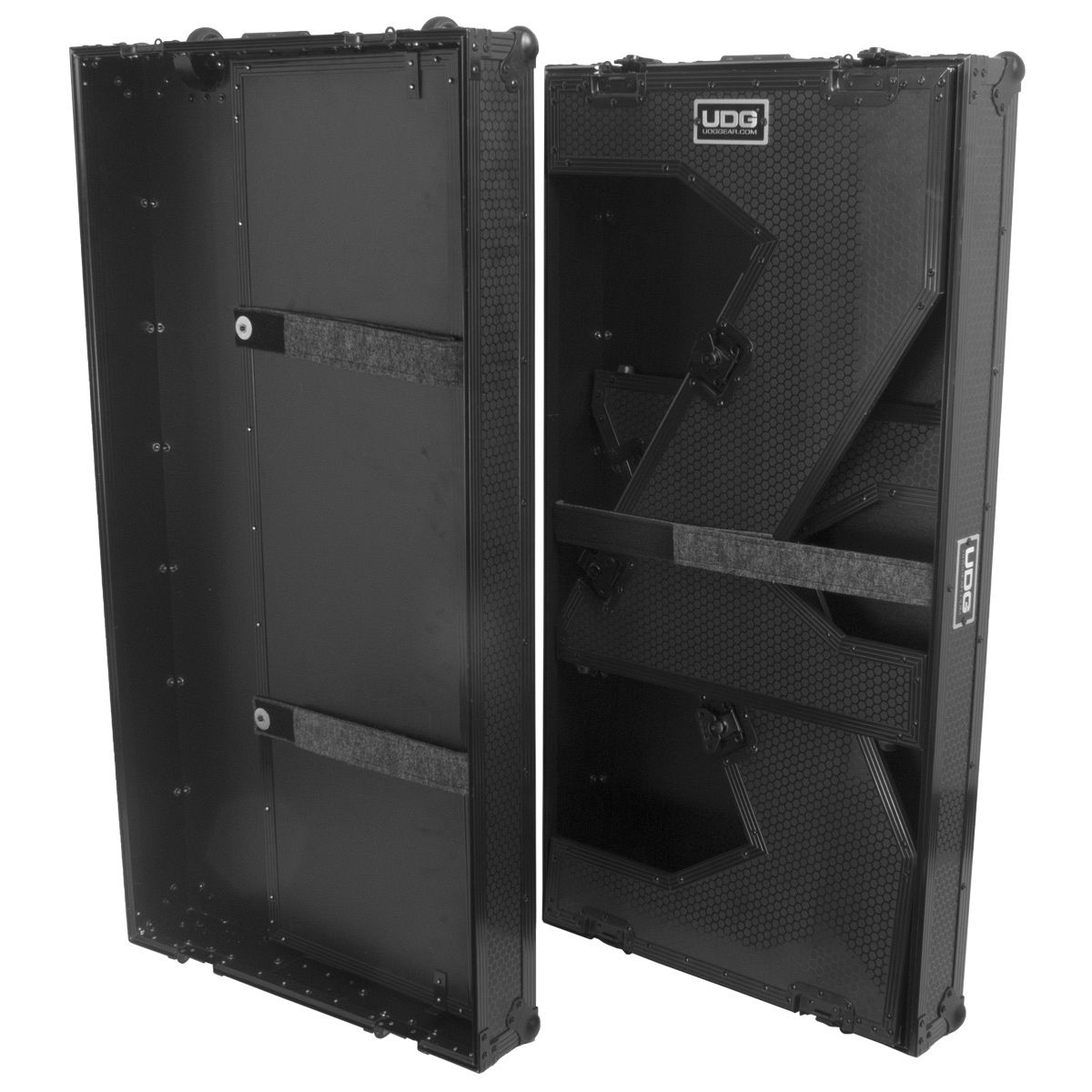 U91072BL UDG FLT CASE Z-STYLE DJ TABLE BLK PLUS(W)