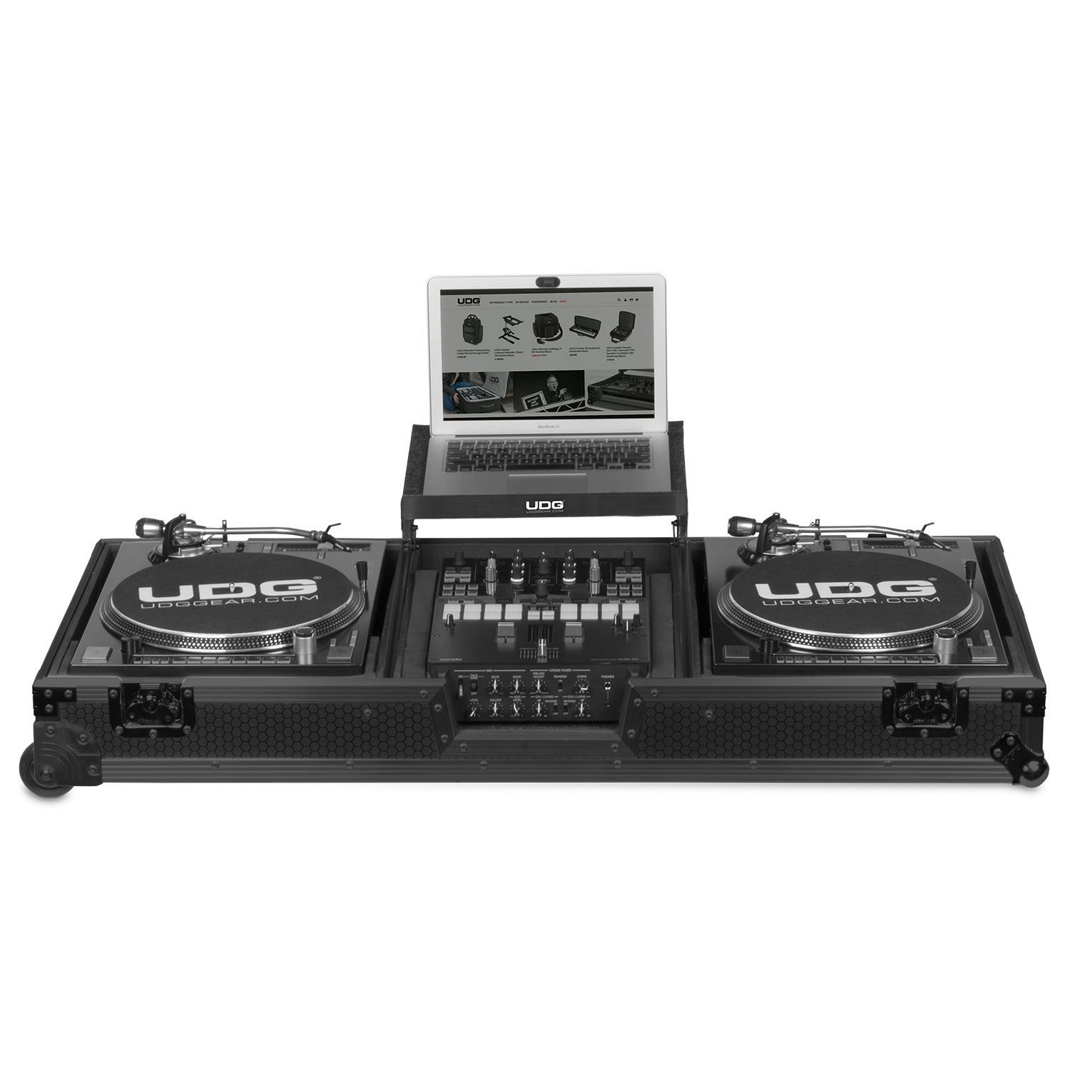 U91050BL FLT CASE MULTI TT & 10"/12" MIXER BLK PLS