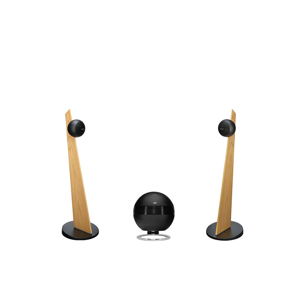 PEARL SUB + 2 IO 3 ON STAND BLACK / BLACK / OAK