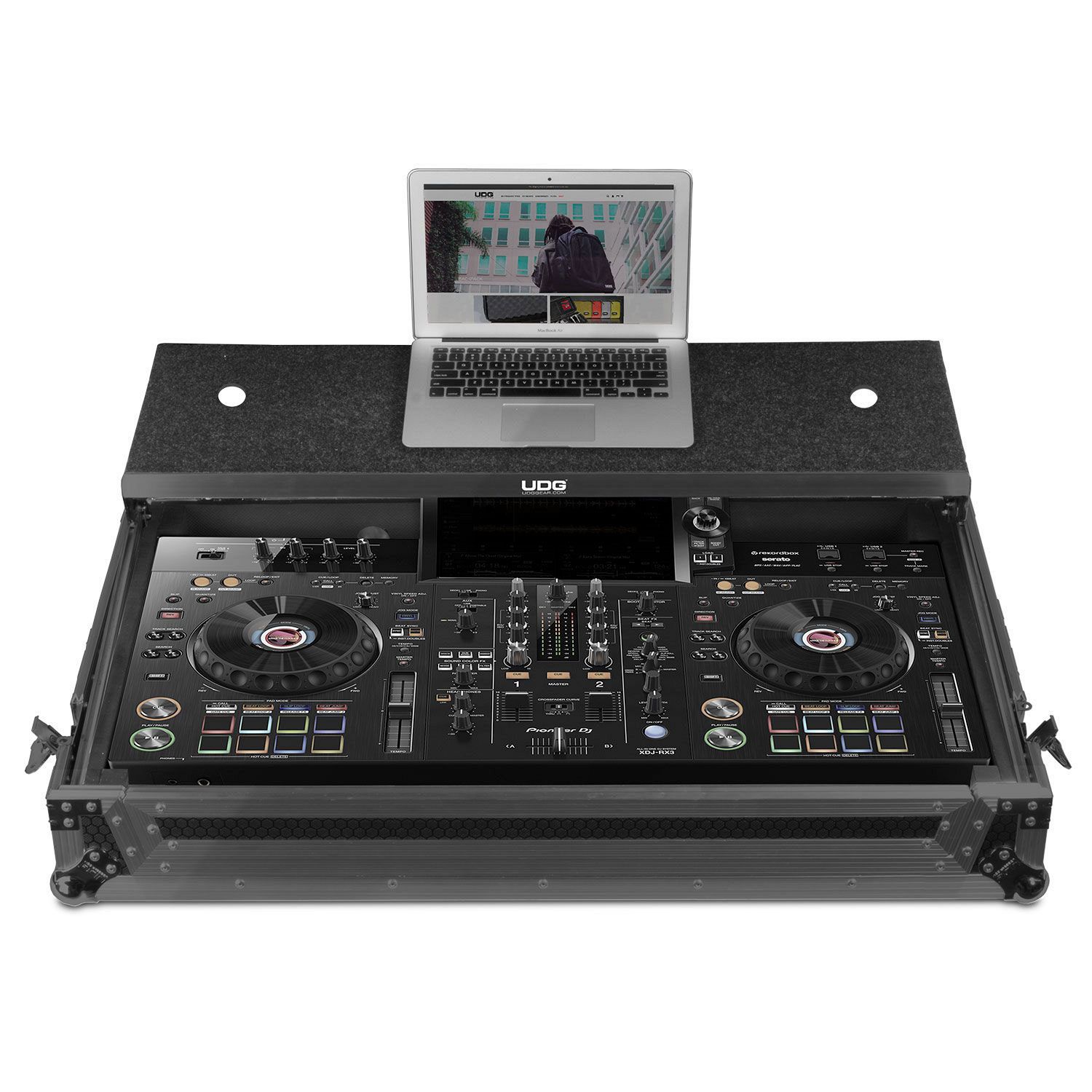 U91075BL FLT CASE PIONEER XDJ-RX3 BLK PLUS(L&W)