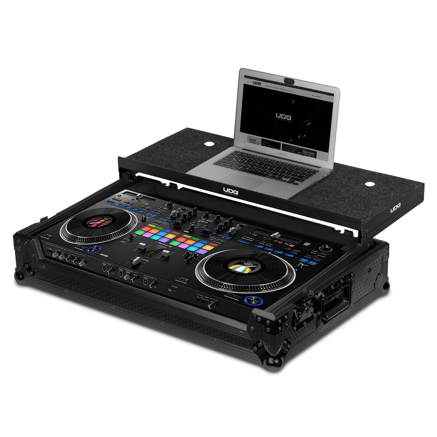 U91077BL FLT CASE PIONEER DDJ-REV7 BLK PLUS(L&W)