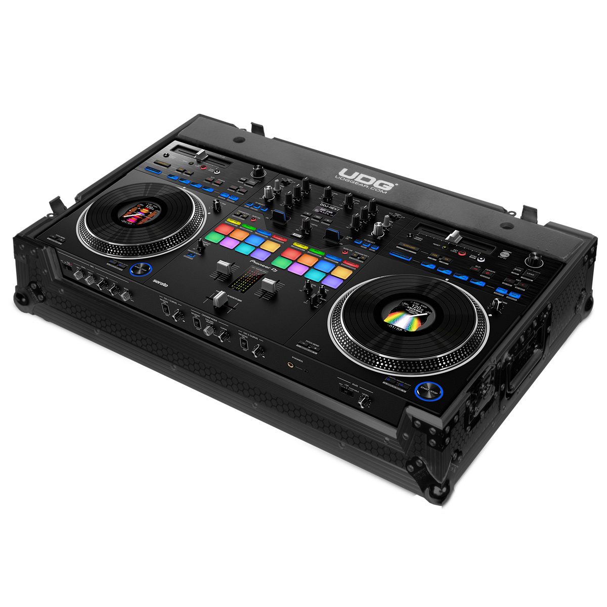 U91078BL FLT CASE PIONEER DDJ-REV7 BLK PLUS(W)