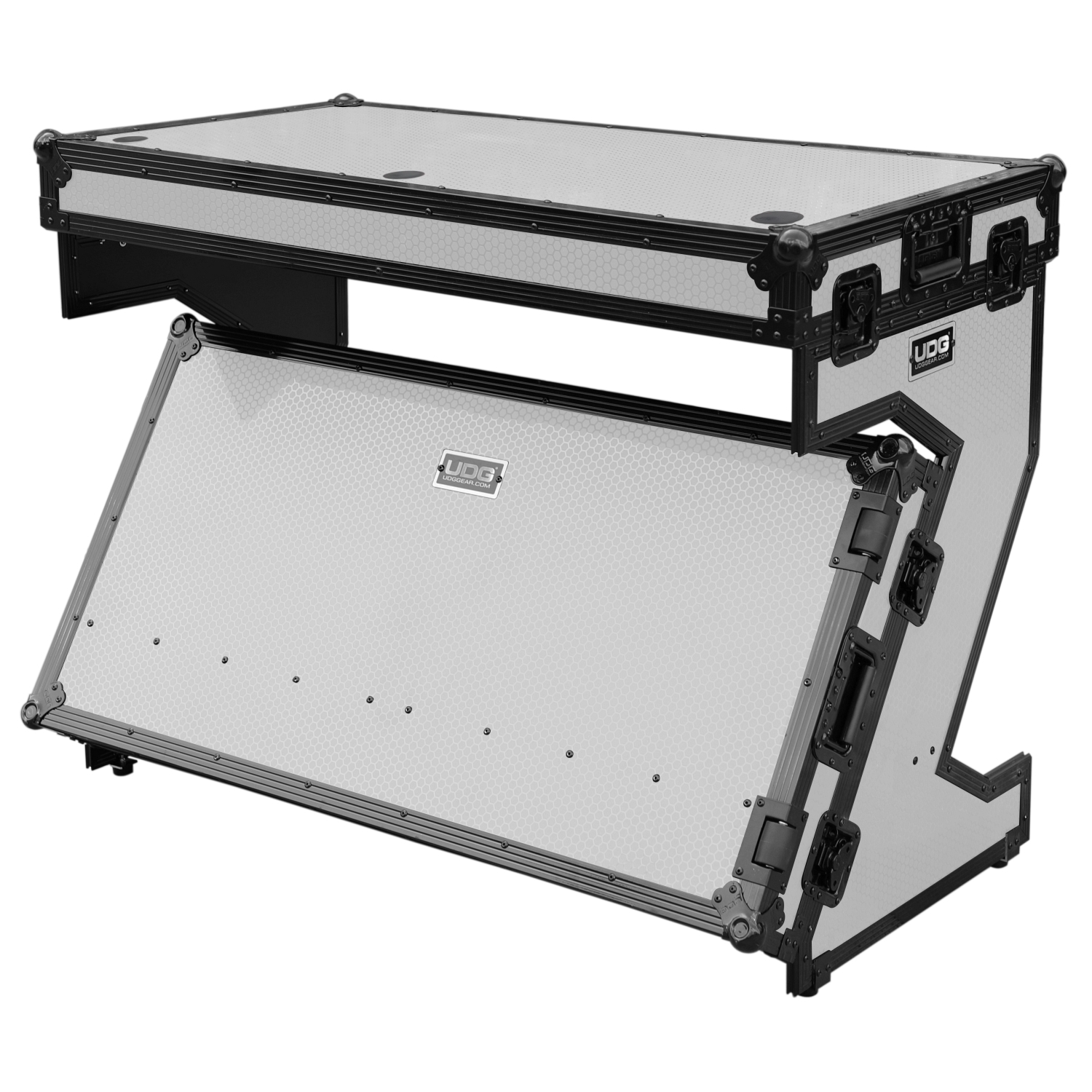 U91072WH UDG FLT CASE Z-STYLE DJ TABLE WH  PLUS(W)