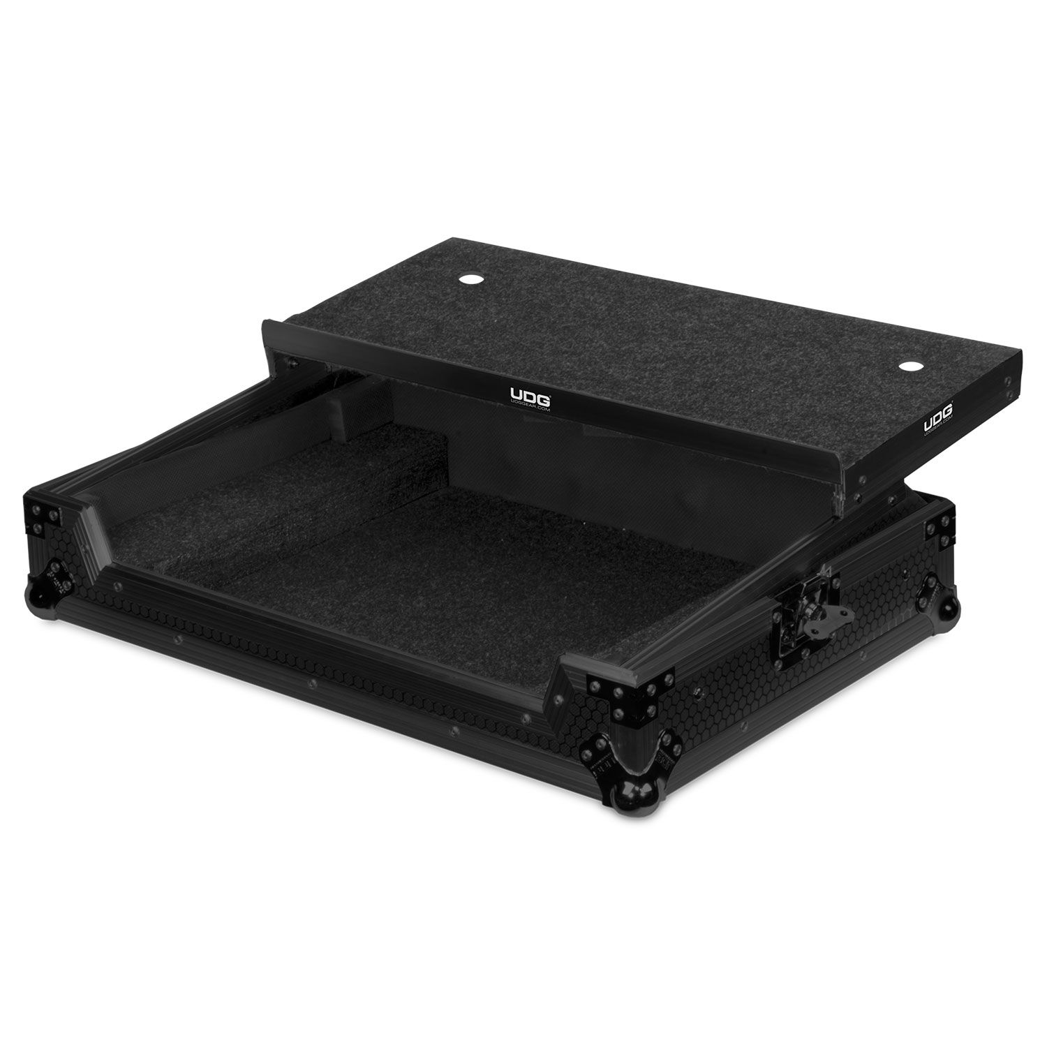 U91065BL FLT CASE XDJ-RR BLK PLUS (LAPTOP SHELF)