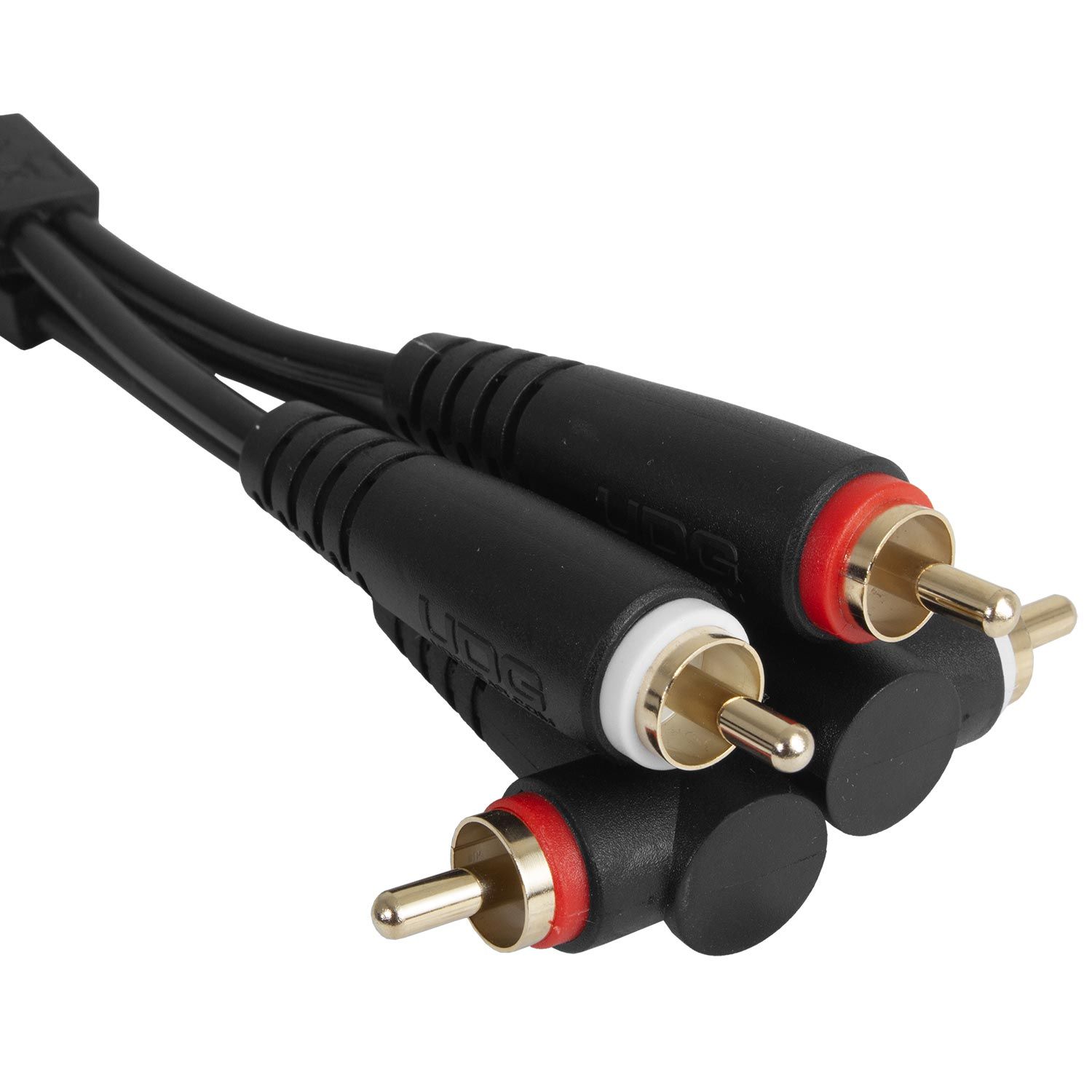 U97001BL UDG RCA-RCA CABLE SET BLK STRA 1.5M