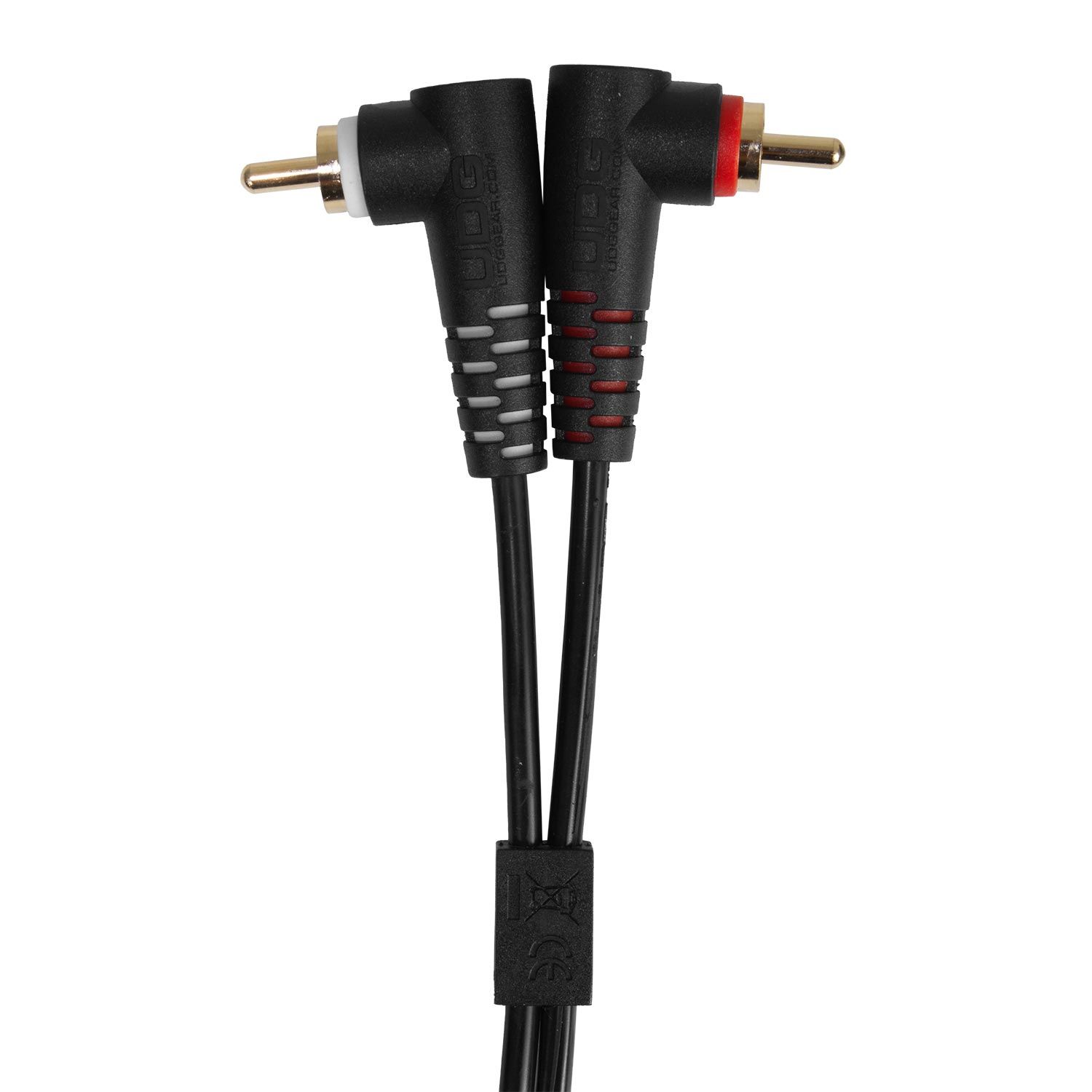 U97001BL UDG RCA-RCA CABLE SET BLK STRA 1.5M