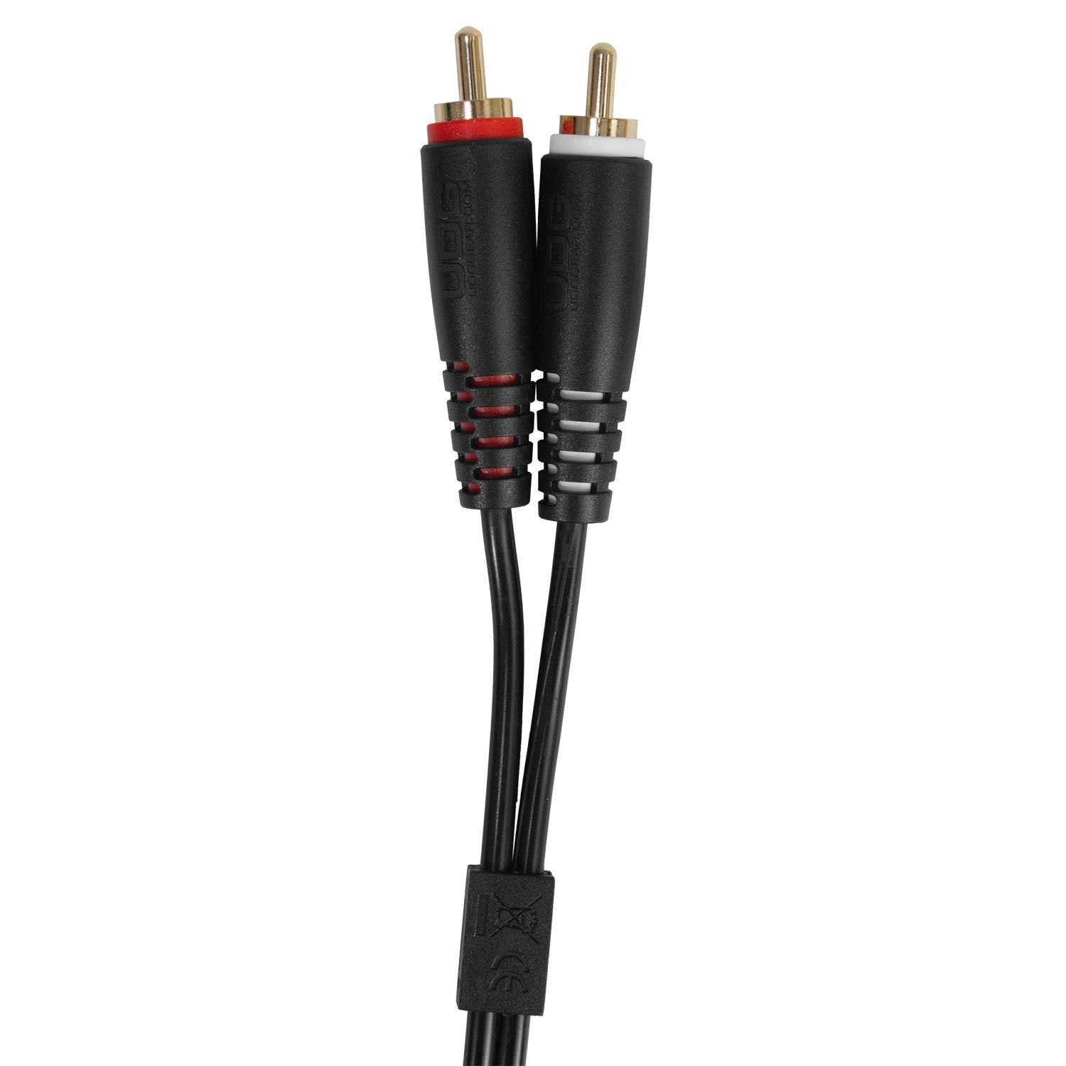 U97001BL UDG RCA-RCA CABLE SET BLK STRA 1.5M
