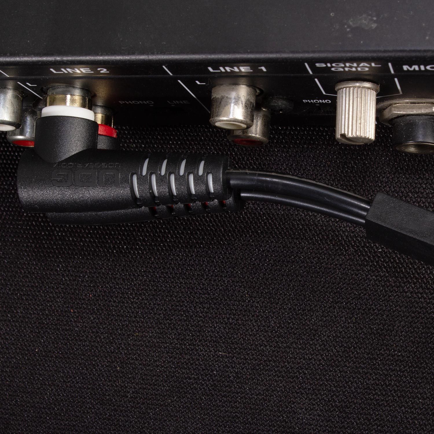 U97001BL UDG RCA-RCA CABLE SET BLK STRA 1.5M