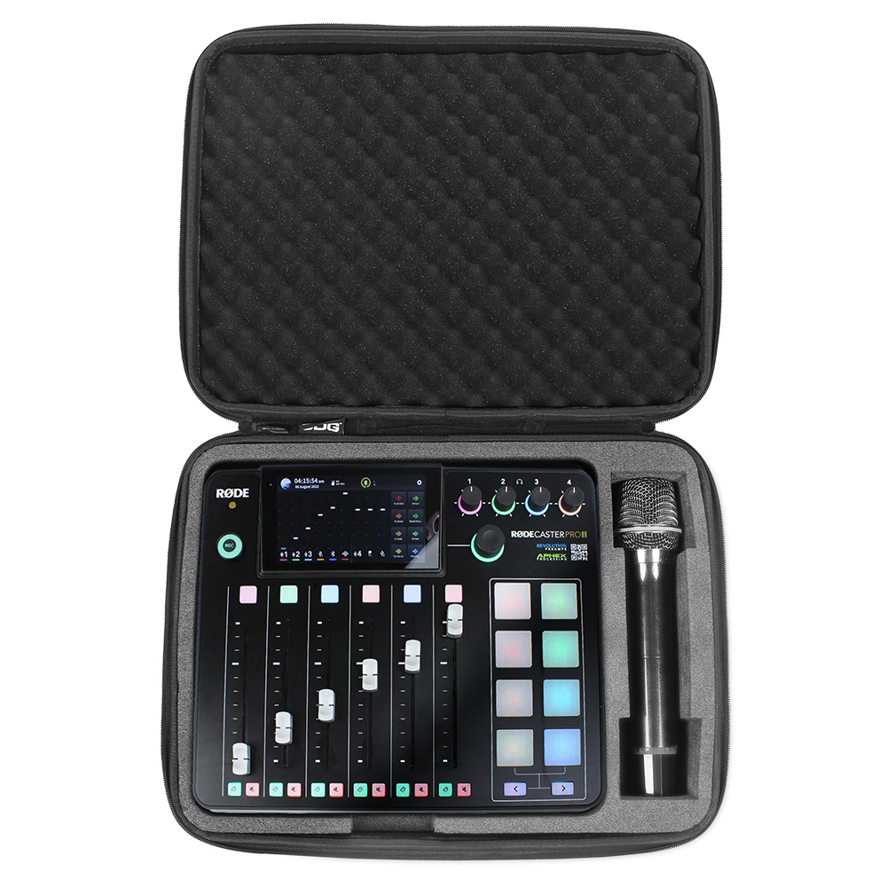 U8510BL RODECASTER PRO II & DUO HARDC BLK