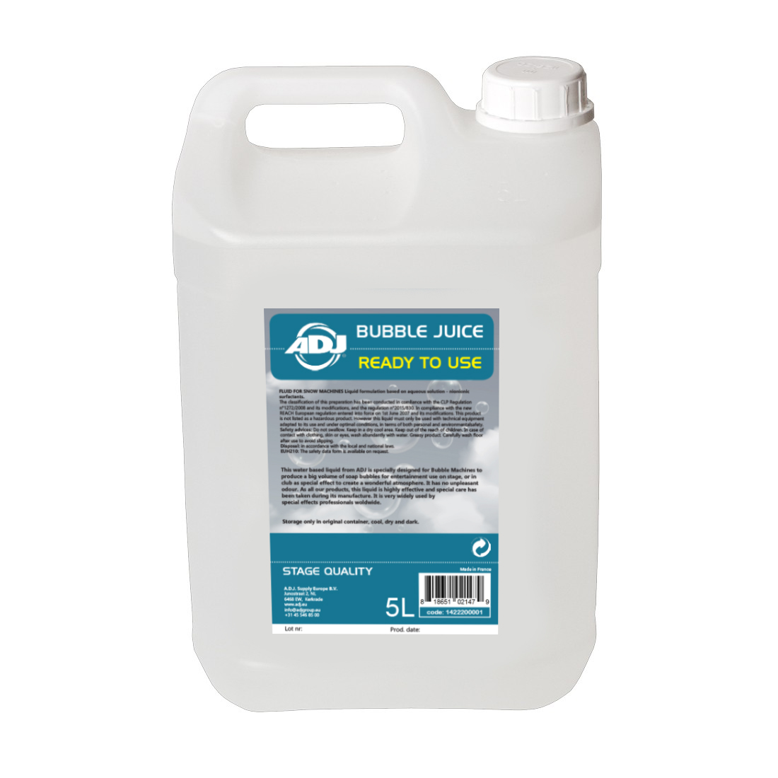 BUBBLE JUICE READY MIXED 5 L