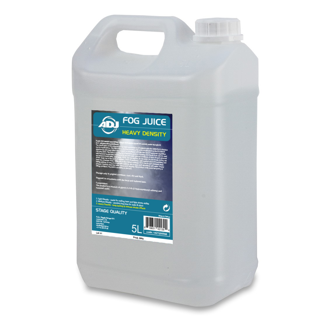 FOG JUICE 3 HEAVY --- 5 LITER