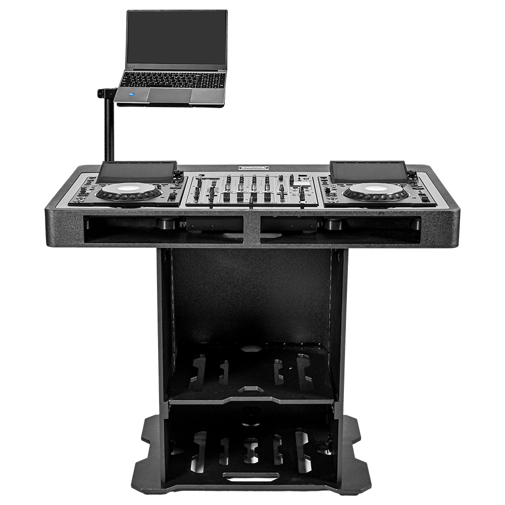 U91106BL UDG DJ PODIUM WORKSTATION BLACK